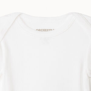 Pack de 5 bodies de manga corta lisos para bebé 