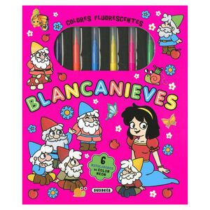 Libro para colorear Blancanieves +5 años 