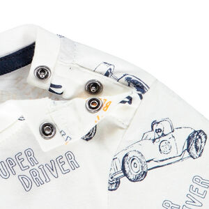 Camiseta manga corta estampado fantasía 