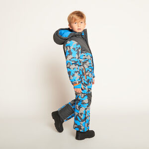 Combinaison de ski imprimé camouflage pour garçon   Main Combinaison de ski imprimé camouflage pour garçon