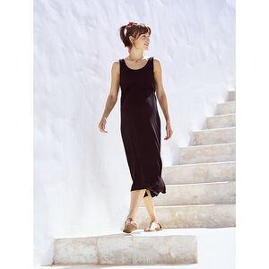 Vestido largo de tirantes para mujer 