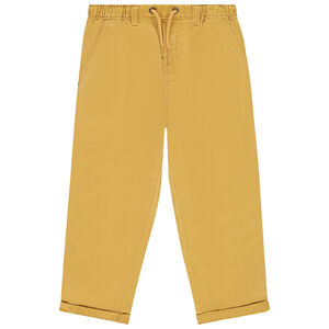 Pantalón recto de tela lisa para bebé niño 