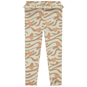 Leggings largos de punto acanalado con estampado para bebé niña  Main Leggings largos de punto acanalado con estampado para bebé niña