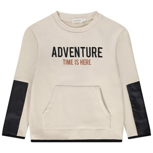 Sweat en molleton avec broderie fantaisie pour garçon 