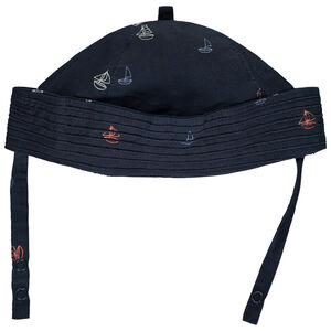 Bob marin imprimido de veleros para bebé niño 