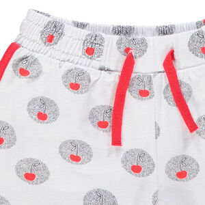 Short de jersey para niña con estampado y cintura elástica  Main Short de jersey para niña con estampado y cintura elástica