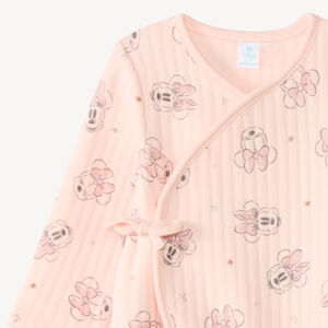 Pijama acolchado con forro para niña bebé con estampado de Minnie Disney. 