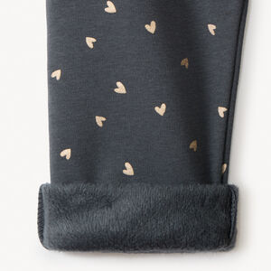 Pantalón jogging con estampado de corazones para bebé niña 