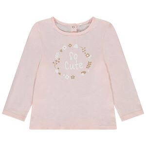 Camiseta de manga larga estampada para niña 