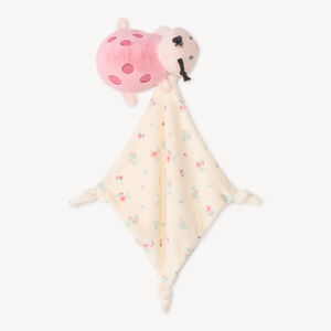 Doudou plano de mariquita de terciopelo para niña bebé 