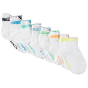 Pack de 7 pares de calcetines cortos para bebé niño 