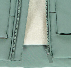 Doudoune sin mangas efecto color block para bebé niño 