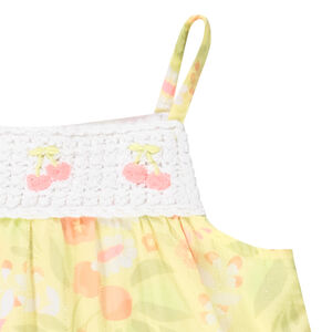 Conjunto de 2 piezas con estampado fantasía para bebé niña 