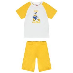 Pijama corto de jersey estampado de Donald Disney niño 
