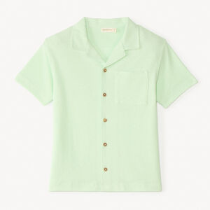 Camisa de manga corta de jersey liso para niño 