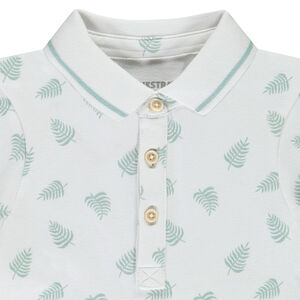 Polo de manga corta estampado con palmeras para bebé niño 