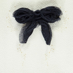 Vestido de fiesta efecto 2 en 1 de bi-materia para niña 