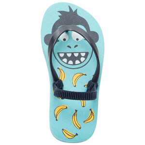 Tongs estampadas de mono y plátanos para niño 