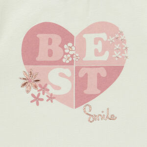 Conjunto de chándal de felpa efecto color block para bebé niña 