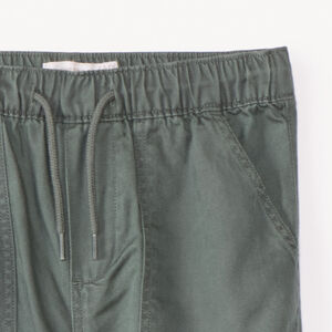 Pantalón jogger de sarga lisa para niño 