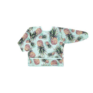 Bavoir à manches longues avec motifs ananas 