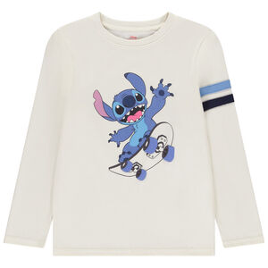 Camiseta de manga larga estampada de Stitch Disney para niño 