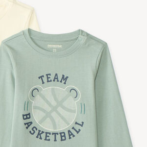 Lote de 3 camisetas de manga larga para bebé niño 