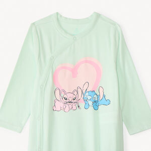 Conjunto de 2 pijamas de jersey Stitch & Angel Disney niña. 