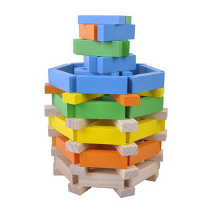 Juego de construccion de madera 100 piezas Main Juego de construccion de madera 100 piezas