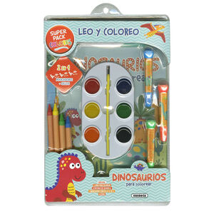 Libro para colorear Dinosaurios +4 años 