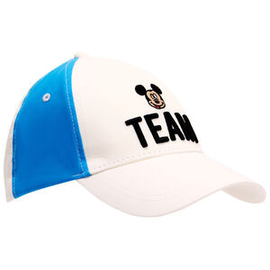 Gorra tricolor con bordado en relieve de Mickey Disney para niño 