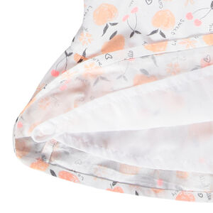 Vestido tirantes estampado melocotones - "Sweety peach" 