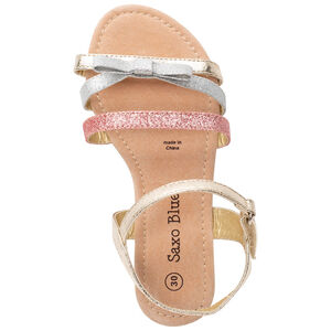 Sandalias con tiras brillantes para niña 