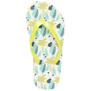 Tongs impresas de palmeras/ananas para niño con tira según la edad 