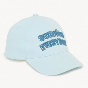 Gorra de punto con bordado divertido para niño 