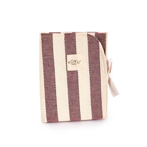 Cambiador plegable bebé Stripe - Granate 