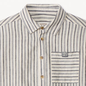 Camisa de manga larga con mangas retráctiles para niño 