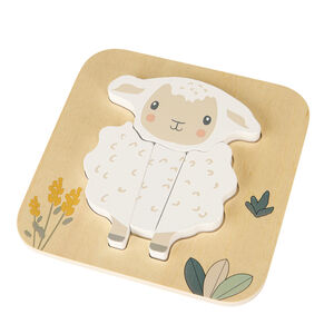 Puzzle en bois 4 pièces Mouton 