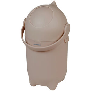 Poubelle Dropy anti-odeur pour couches Taupe 