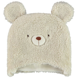 Gorro divertido de oso en sherpa para bebé 