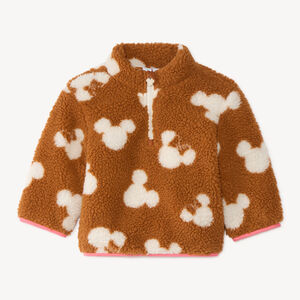 Sudadera de sherpa para bebé niña con estampado de Minnie Disney. 