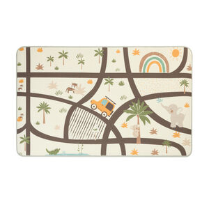 Tapis de juego reversible de espuma savana/circuito 