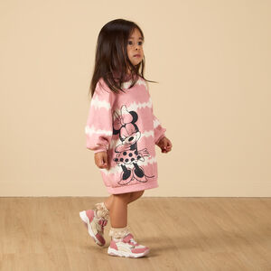 Vestido sudadera efecto tie & dye Minnie Disney para niña bebé 
