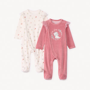 Pack de 2 peleles Marie Disney para bebé niña con apertura diferente según la edad 