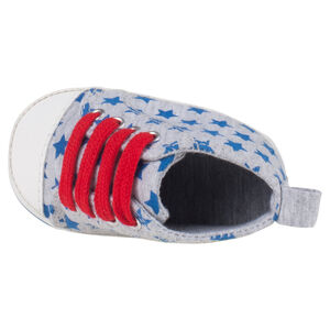 Zapatillas de deporte de caña alta de tela con estampado con estrellas all-over 