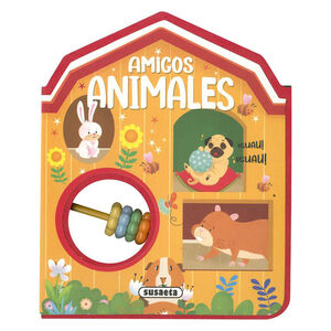 Libro con sonajero Animales +1 año 