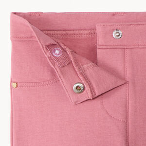 Jegging de felpa liso para bebé niña 