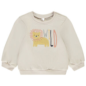 Sudadera de felpa con bordado de rizo para bebé niño 