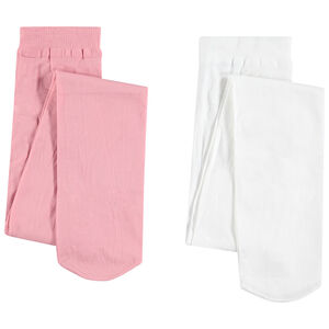 Pack de 2 leotardos lisos para niña  Main Pack de 2 leotardos lisos para niña