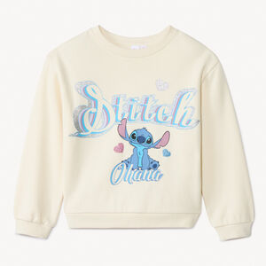 Sweat molleton Stitch Disney pour fille  Main Sweat molleton Stitch Disney pour fille